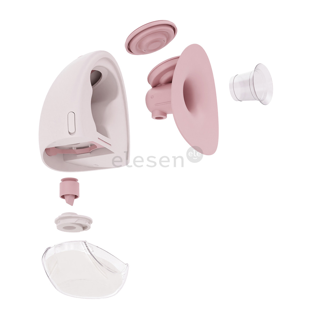 Momini TwinHarmony, 2 в 1, розовый -Беспроводной молокоотсос