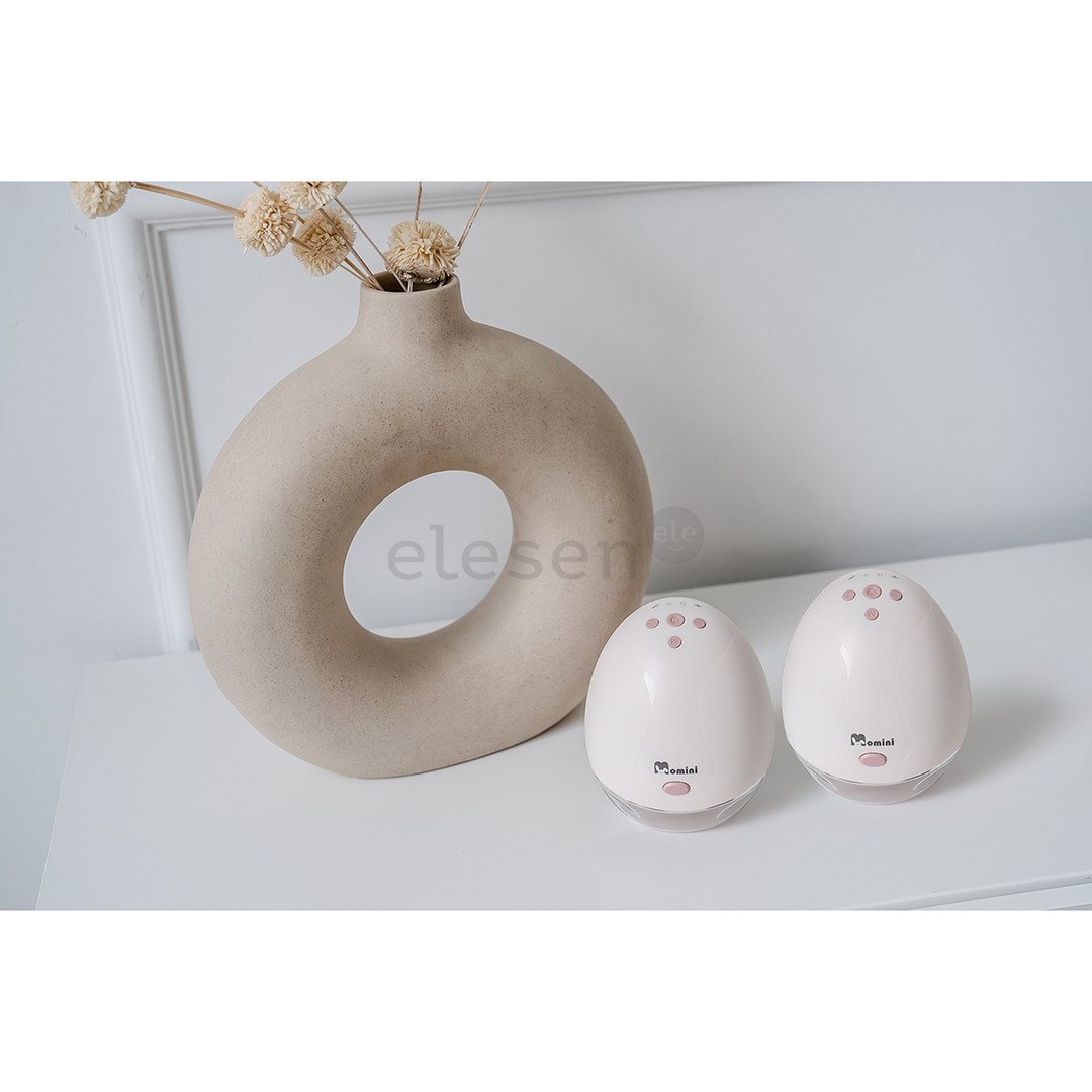 Momini TwinHarmony, 2 в 1, розовый -Беспроводной молокоотсос