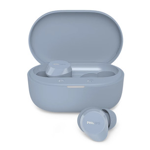 Philips TAT1300, šviesiai mėlynos - Belaidės ausinės TAT1300LB/00