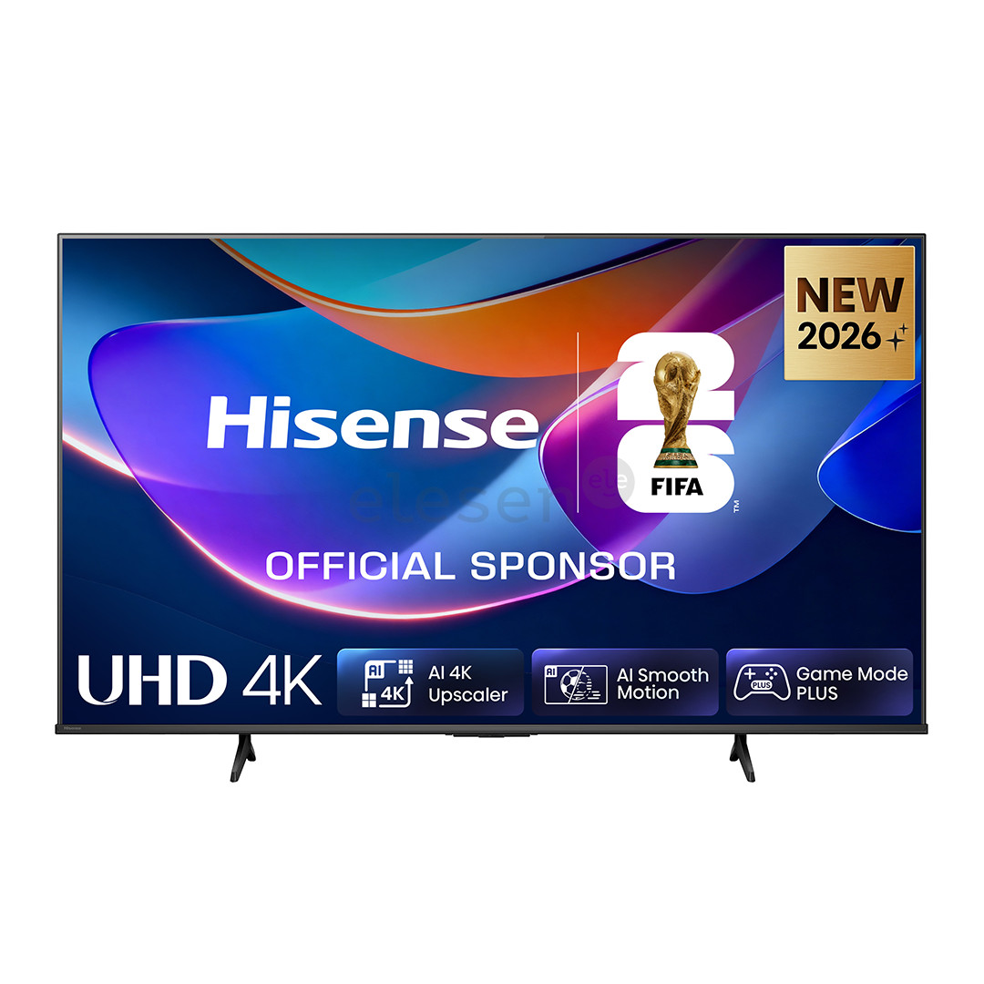 Hisense A6S, 65'', 4K UHD, VA LCD, juodas - Televizorius