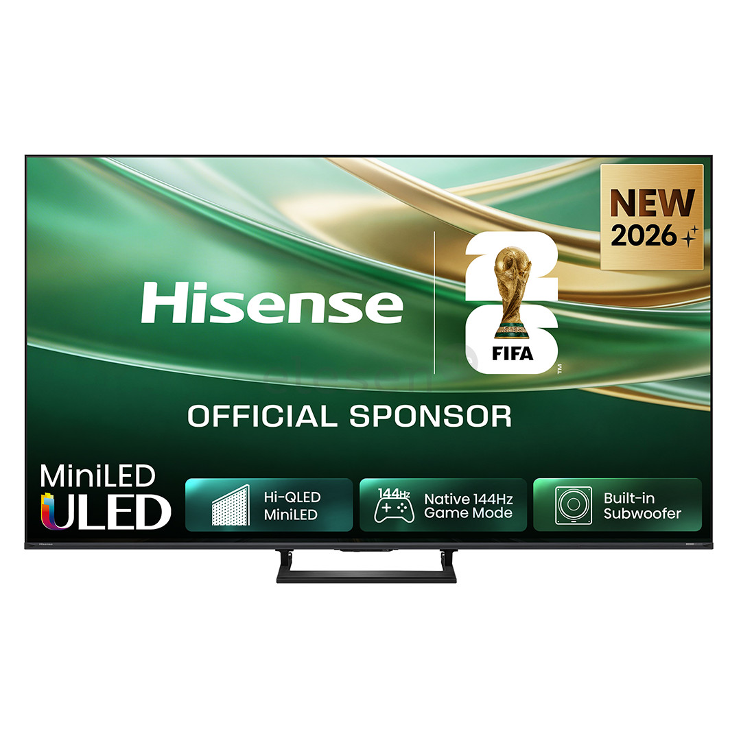 Hisense E8S, 85'', 4K UHD, ULED Mini LED, black - TV