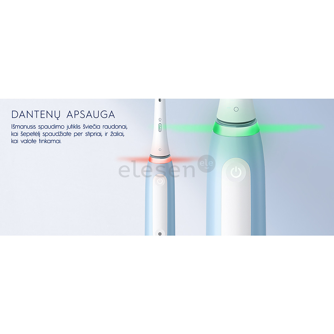 Braun Oral-B iO3, šviesiai mėlynas - Elektrinis dantų šepetėlis