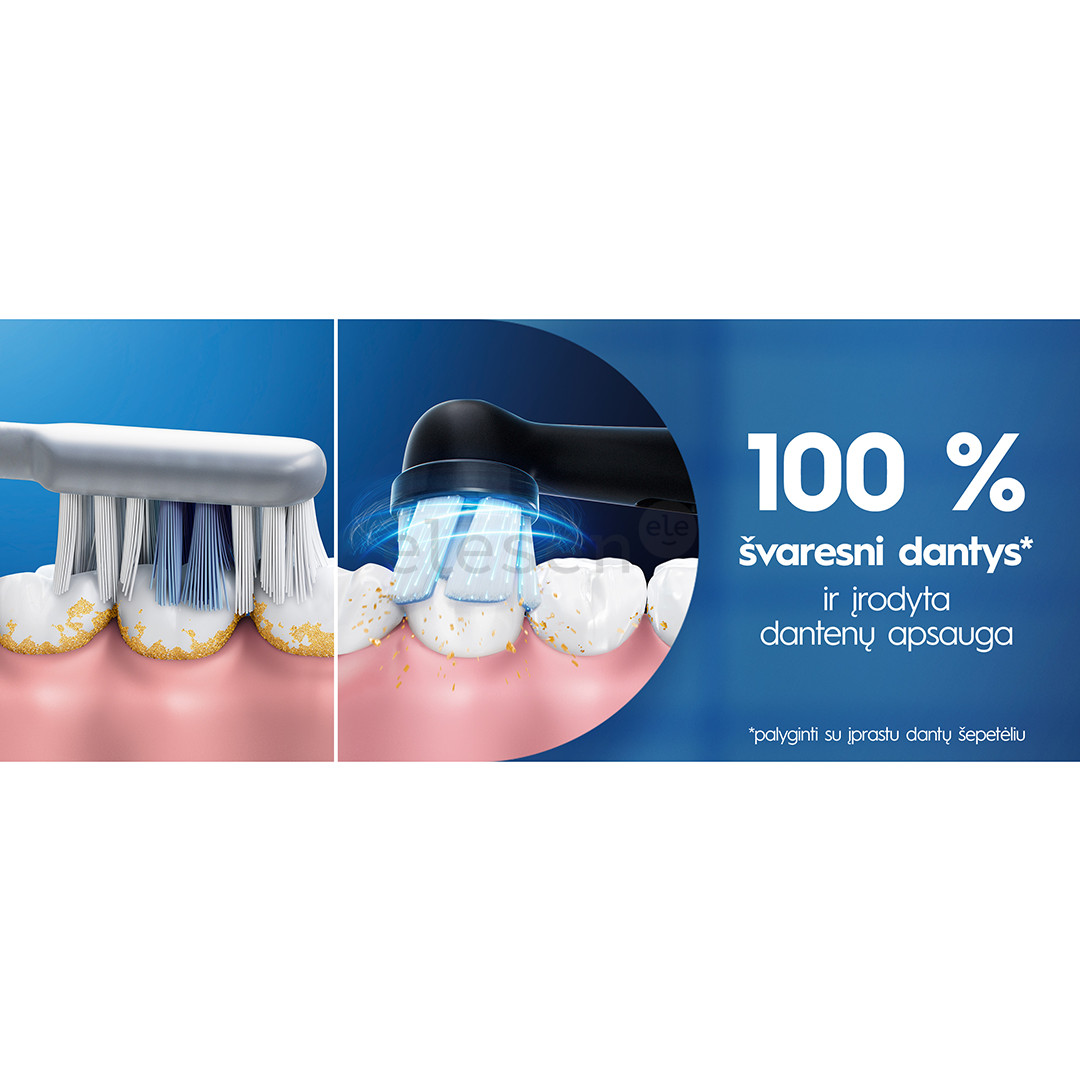 Braun Oral-B iO2, rožinio aukso spalvos - Elektrinis dantų šepetėlis