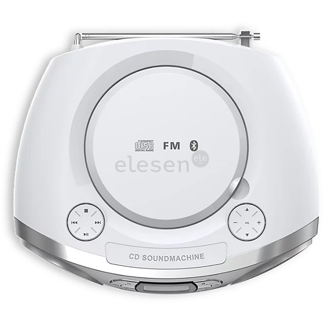 Philips CD Soundmachine TAZ2000, sidabro spalvos/balta - Magnetola
