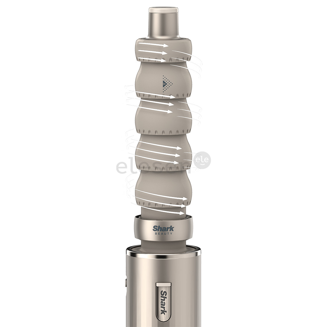 Shark FlexStyle 32 mm, smėlio spalvos - Auto-Wrap garbanojimo antgaliai