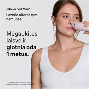 Braun Silk-expert Mini, rožinis - Fotoepiliatorius