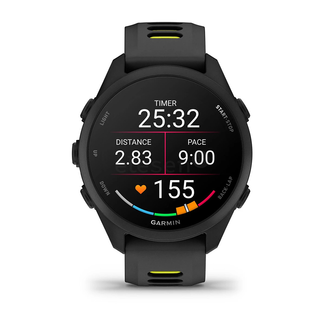 Garmin Forerunner 170, juodas/geltonas - Sportinis laikrodis