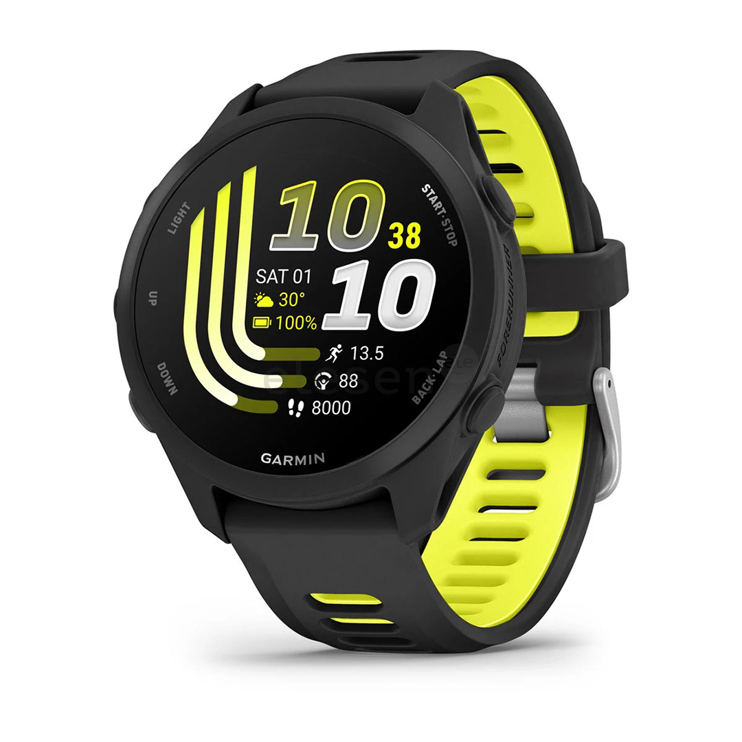 Garmin Forerunner 170, juodas/geltonas - Sportinis laikrodis