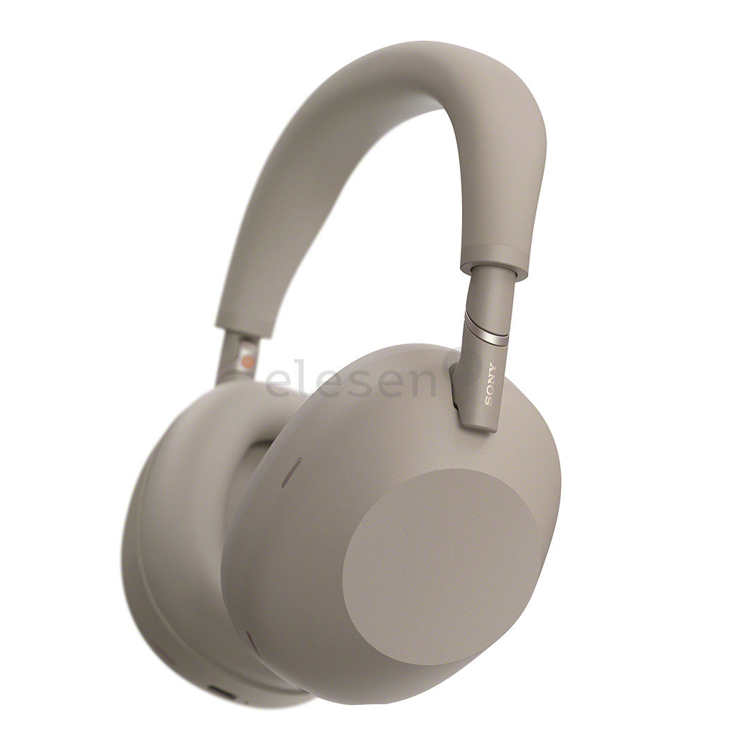 Sony WH-1000XM6, бежевый - Беспроводные наушники