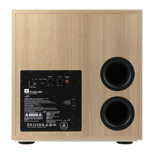 JBL Stage 220P, baltas/šviesiai rudas - Žemųjų dažnių garsiakalbis