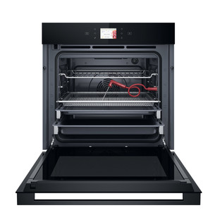 Whirlpool, 73 L, pirolizė, juoda - Įmontuojama orkaitė