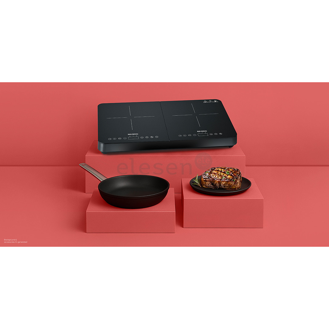 Severin, 3400 W, juoda - Indukcinė mini viryklė