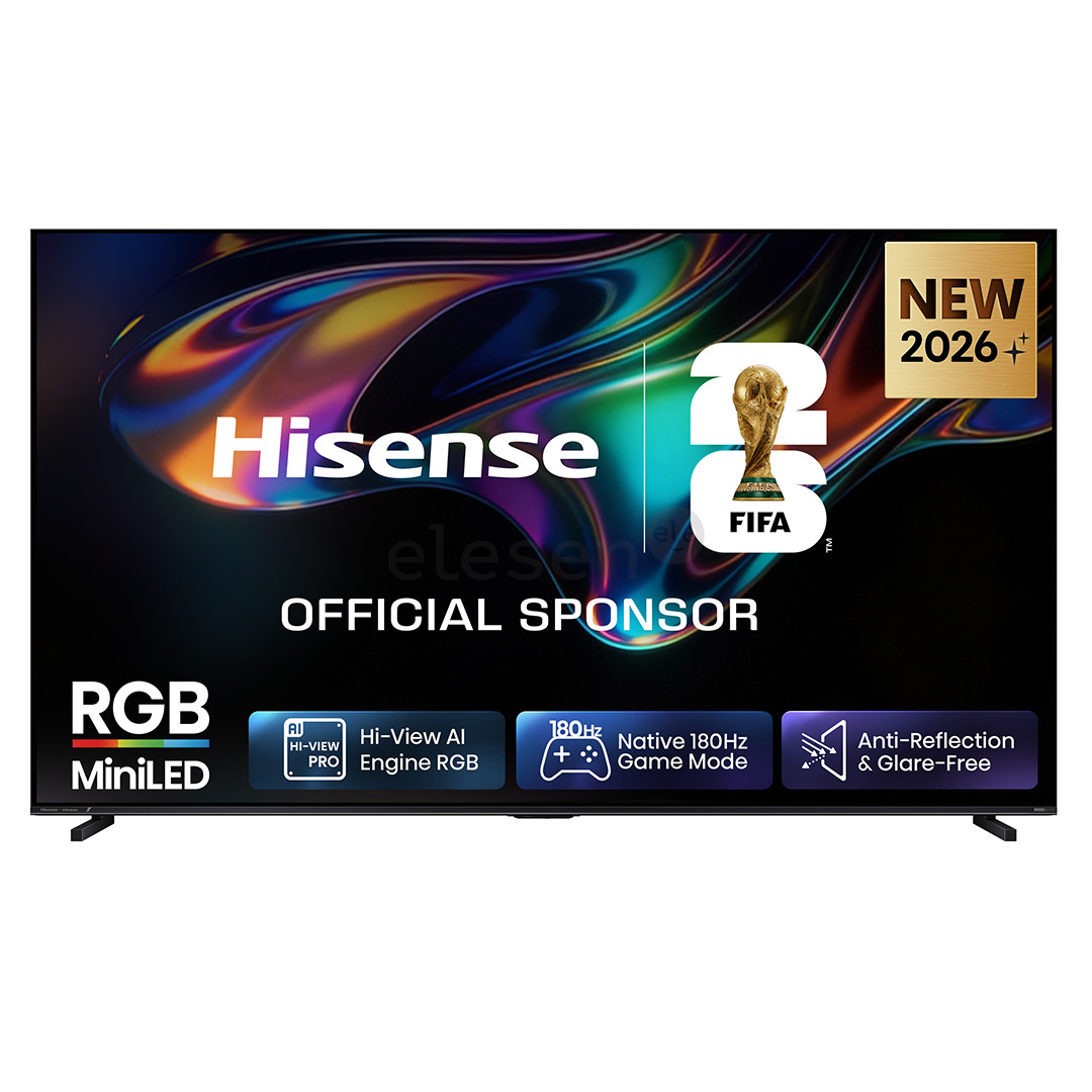 Hisense UR8S, 100'', 4K UHD, RGB Mini LED, juodas - Televizorius