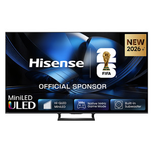 Hisense U7SE, 50'', 4K UHD, ULED Mini LED, juodas - Televizorius