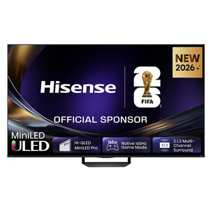 Hisense U7S Pro, 55'', 4K UHD, ULED, juodas - Televizorius