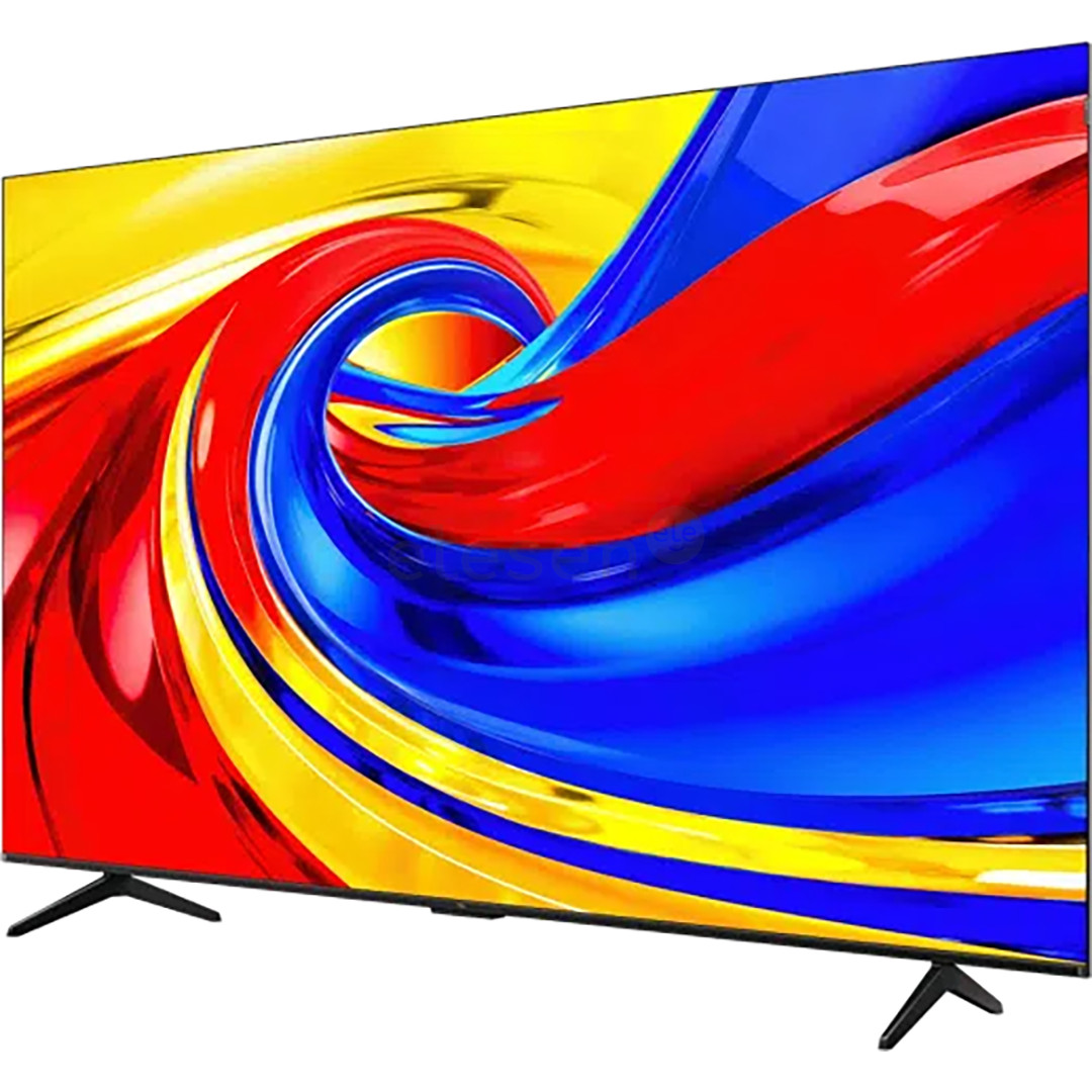 TCL P79L, 55", 4K UHD, QLED, black - TV