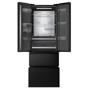 Hisense, NoFrost, 485 L, aukštis 200 cm, juodas - Šaldytuvas