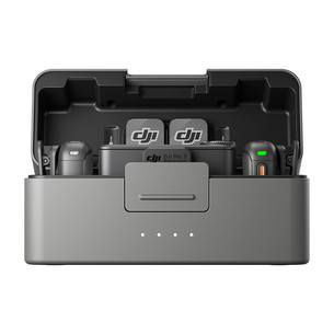 DJI Mic 3 (2 TX + 1 RX + Charging Case), gray - Wireless microphone