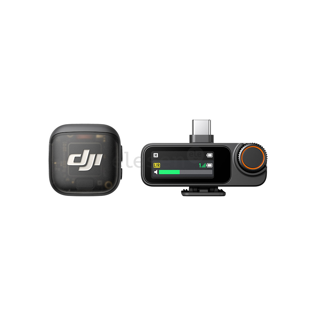 DJI Mic 3 (1 TX + 1 RX), gray - Wireless microphone