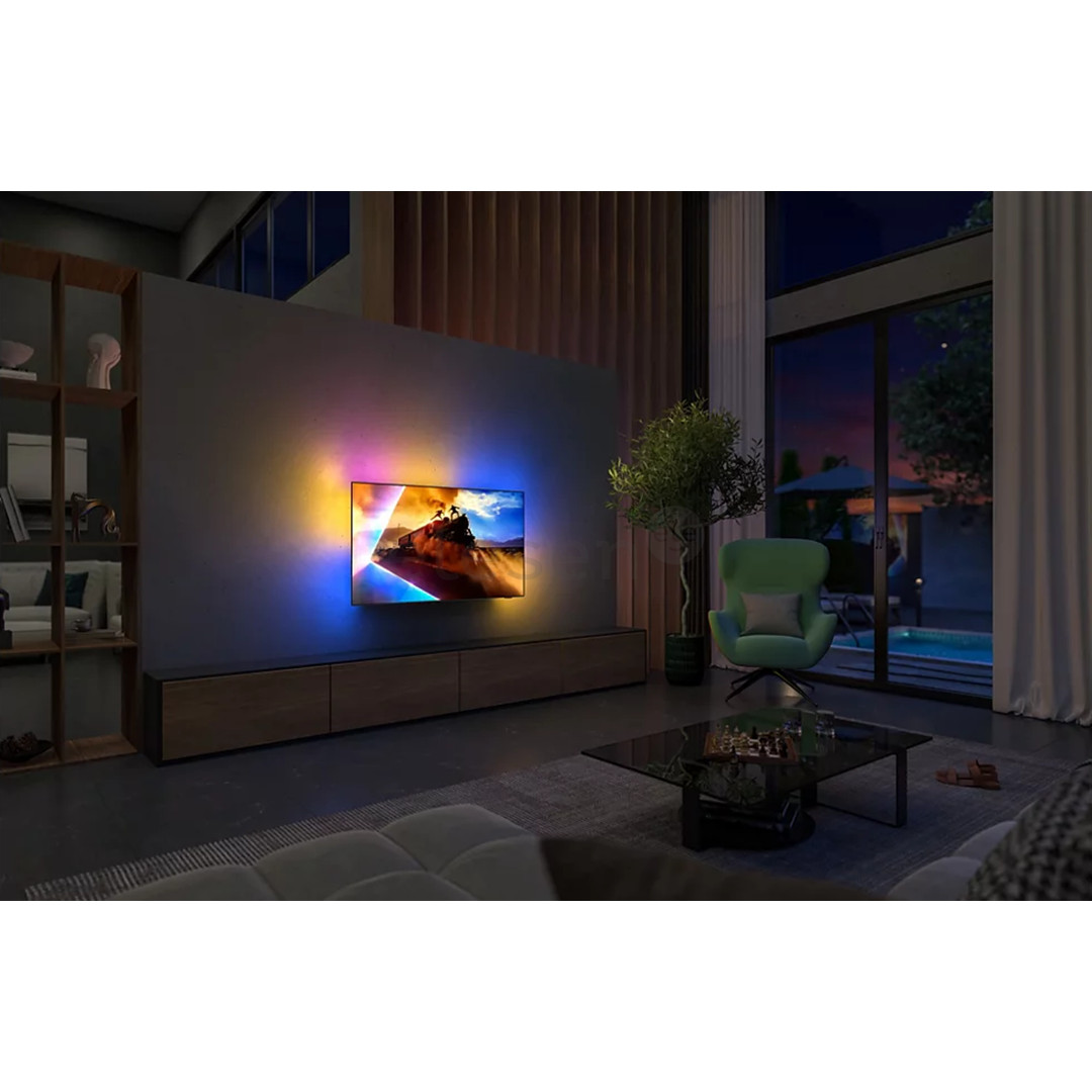Philips OLED761, 55'', 4K UHD, OLED, juodas - Televizorius