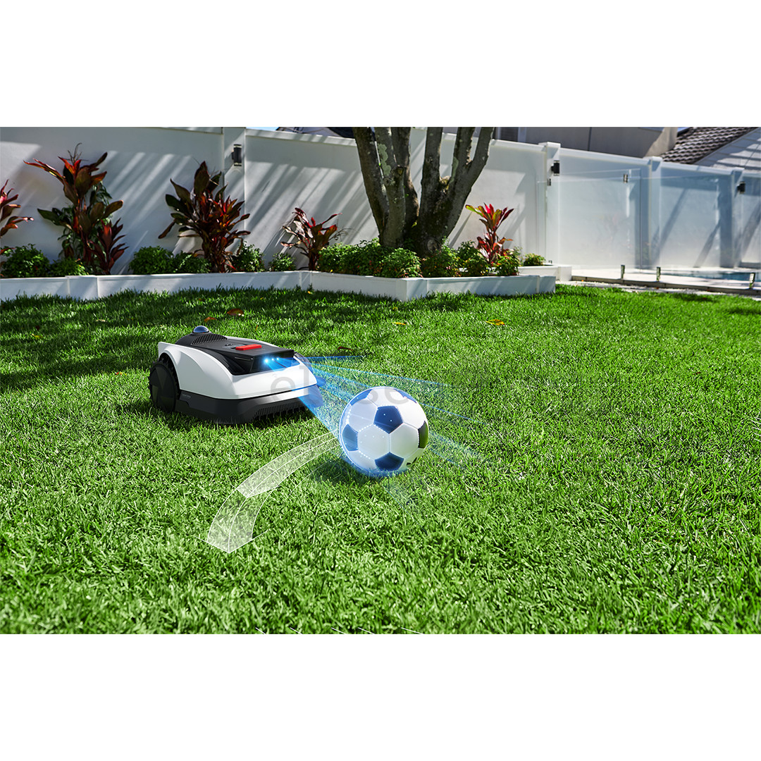 Ecovacs GOAT O1200 LiDAR PRO, baltas/juodas - Belaidis vejos robotas + priedai