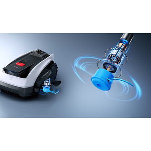 Ecovacs GOAT O1200 LiDAR PRO, baltas/juodas - Belaidis vejos robotas + priedai