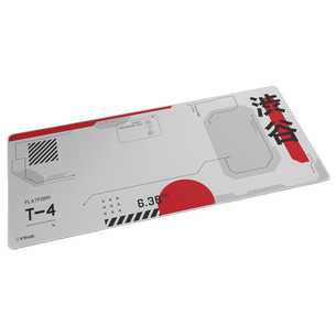 Trust GXT 759 XXL Gaming Mousepad, белый/красный - Коврик для мыши