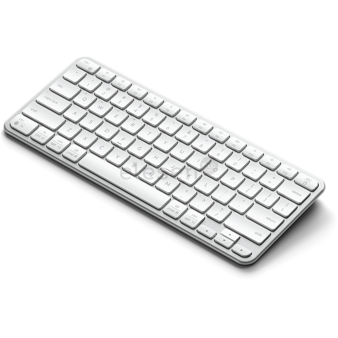 Satechi Slim EX1, SWE, sidabro spalvos - Belaidė klaviatūra