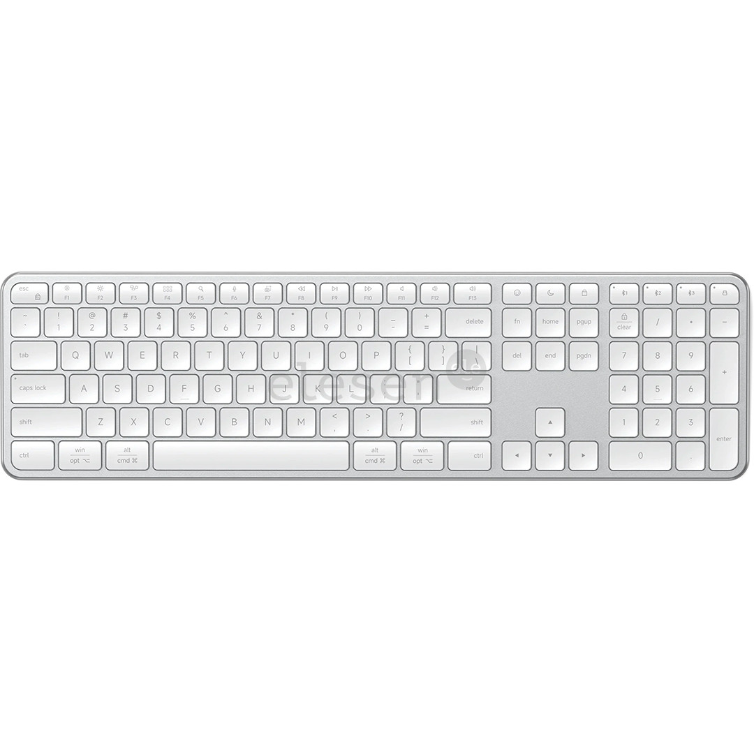 Satechi Slim EX3, US, sidabro spalvos - Belaidė klaviatūra