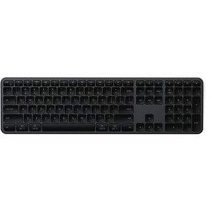 Satechi Slim EX3, SWE, juoda - Belaidė klaviatūra