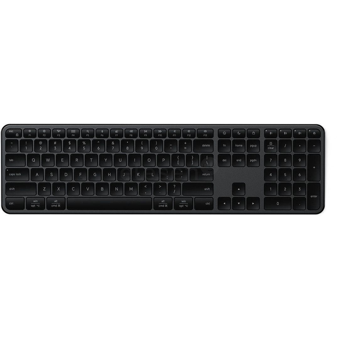 Satechi Slim EX3, SWE, juoda - Belaidė klaviatūra ST-KEX3C-ND