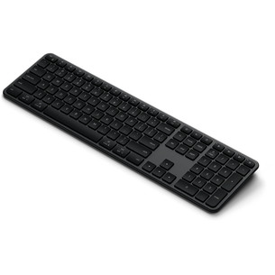 Satechi Slim EX3, SWE, juoda - Belaidė klaviatūra