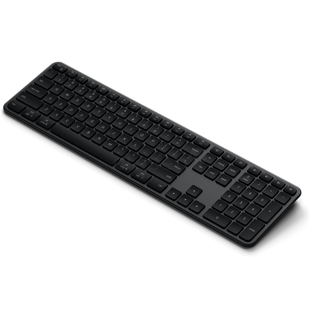 Satechi Slim EX3, SWE, juoda - Belaidė klaviatūra