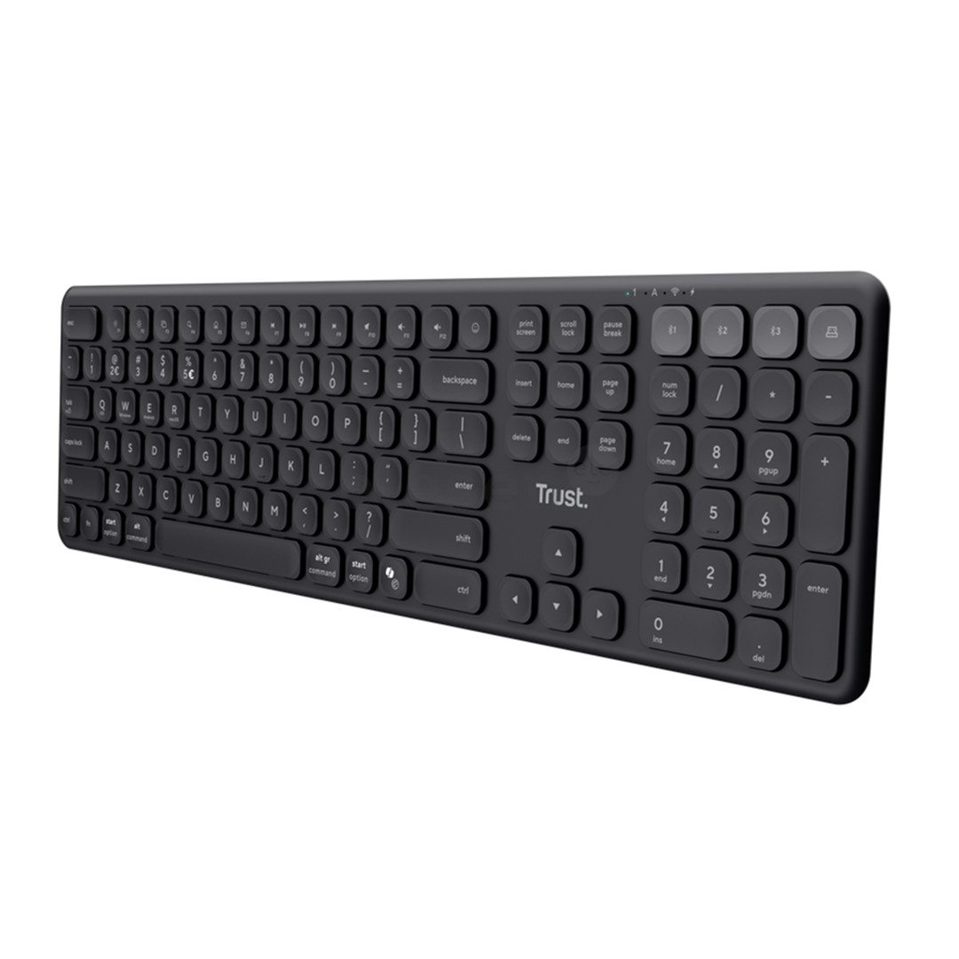 Trust Vaiya, SWE, black - Wireless keyboard