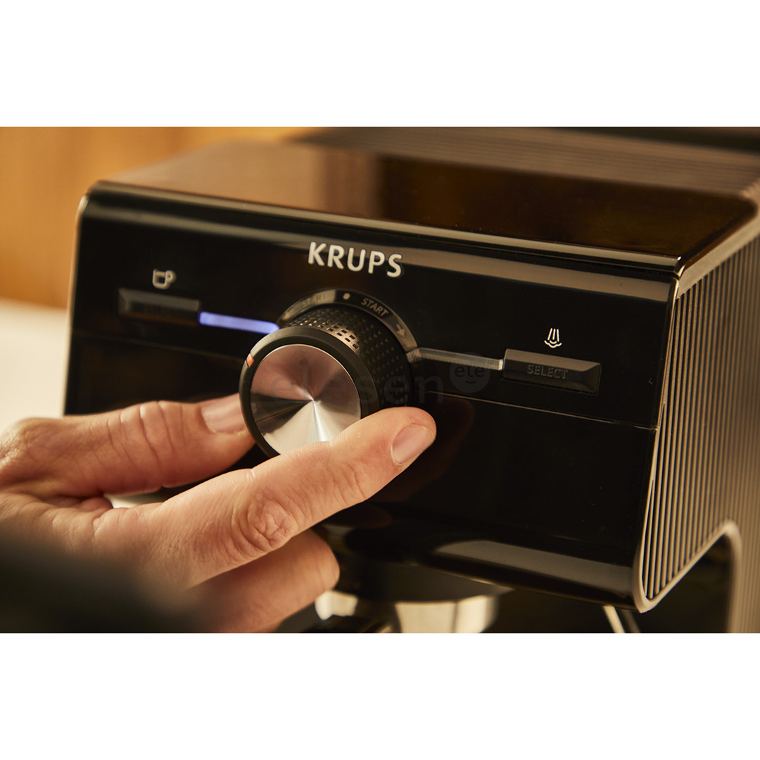Krups Authentic+ C90, juodas/nerūdijančio plieno - Kavos aparatas