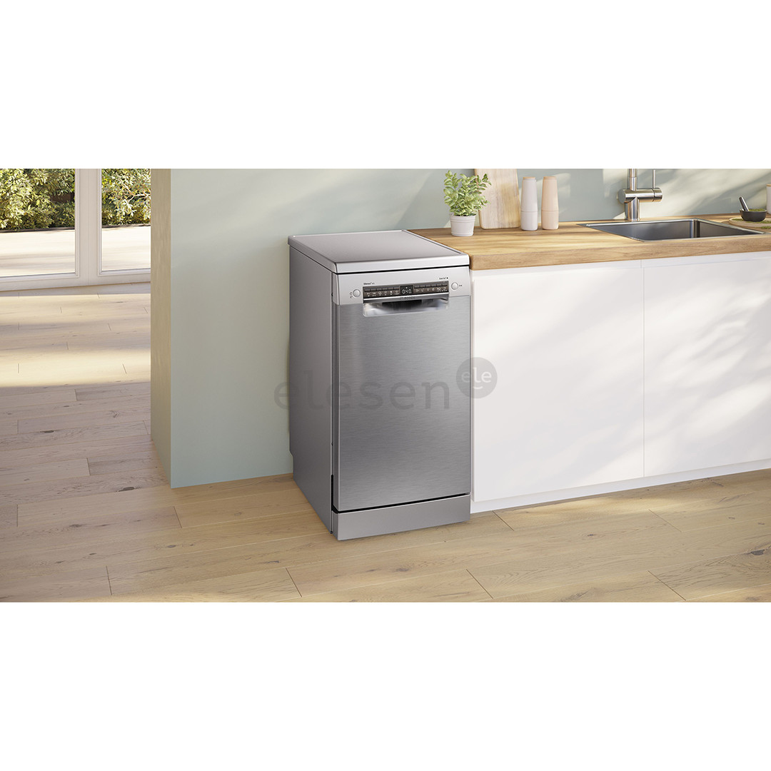 Bosch, Series 4, 10 komplektų talpa, nerūdijančio plieno - Indaplovė