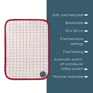 Beurer, 50x30 cm, beige - Heat pad