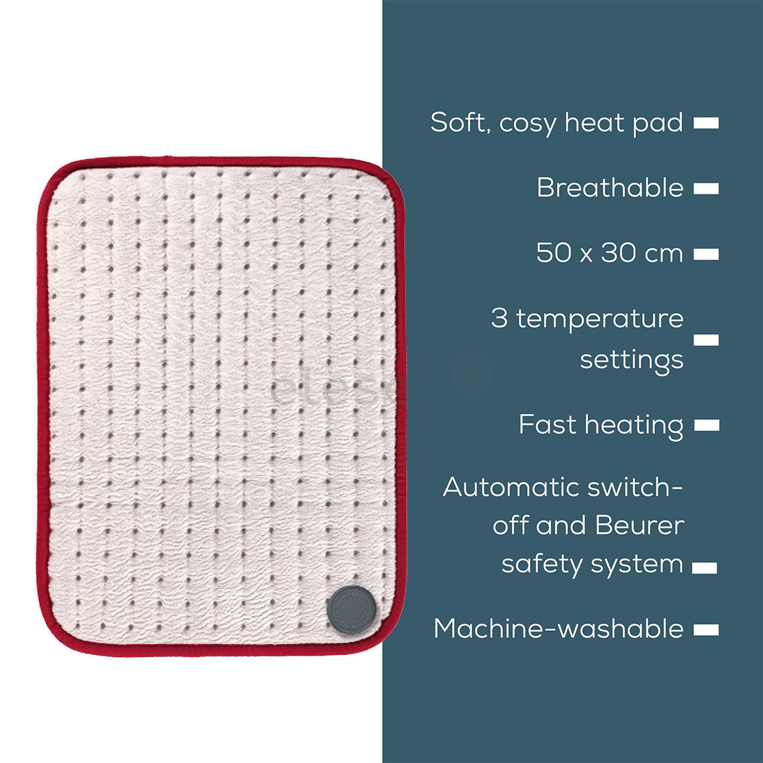 Beurer, 50x30 cm, beige - Heat pad