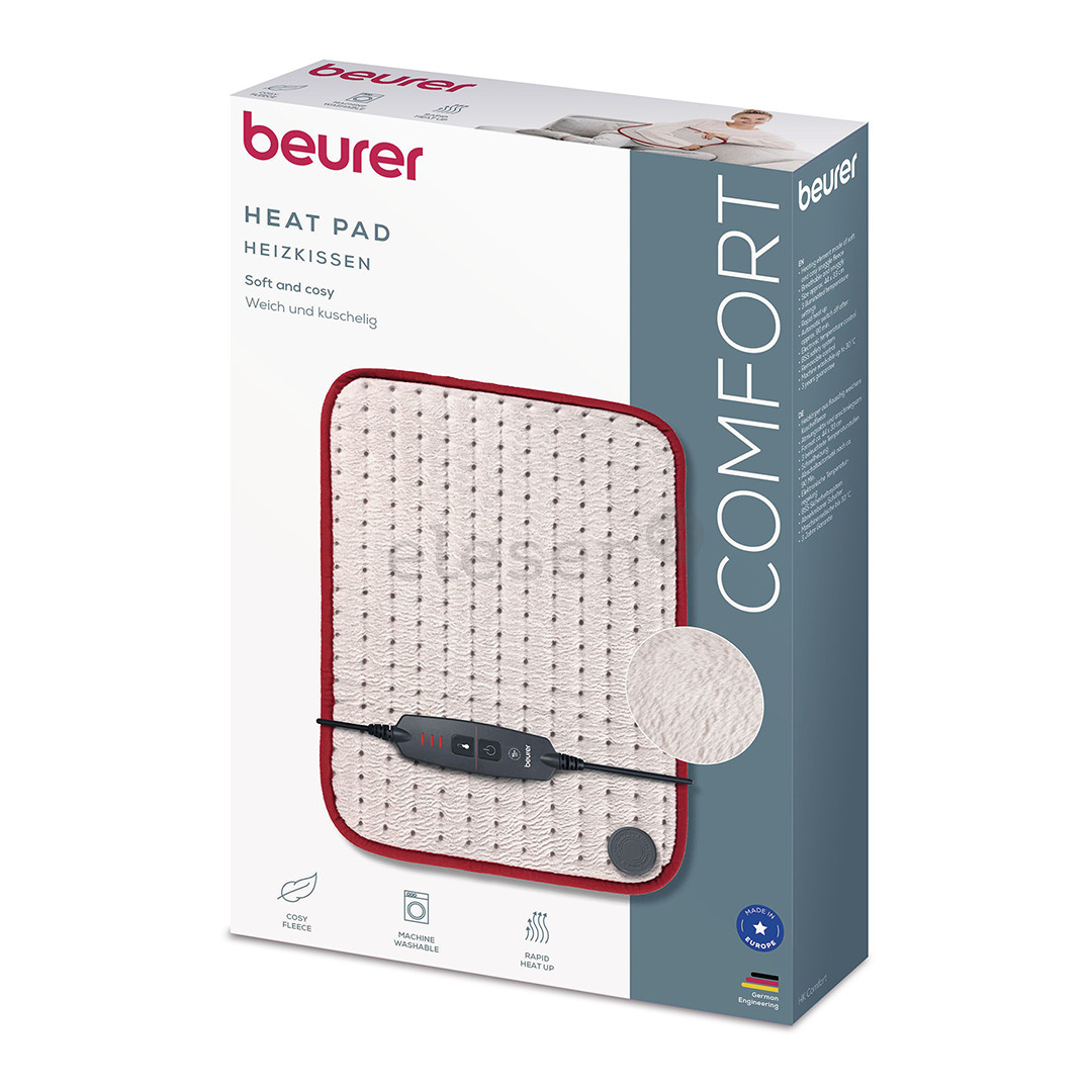 Beurer, 50x30 cm, beige - Heat pad