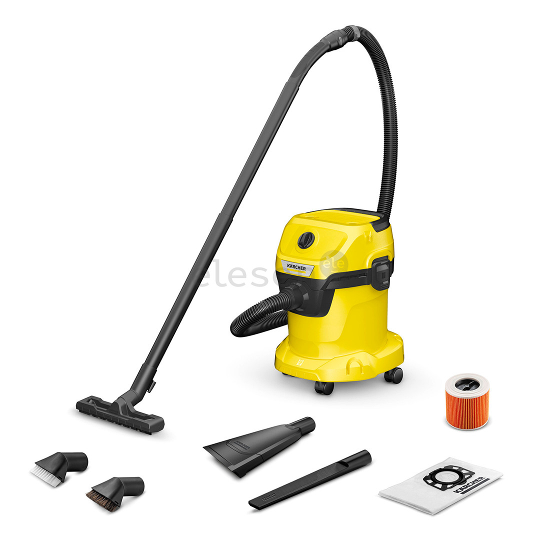 Kärcher WD 3 V-15/4/20 Car, yellow - Wet and dry vacuum cleaner