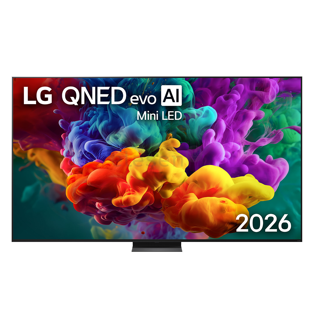 LG QNED87 evo AI, 100'', 4K UHD, QNED Mini LED, juodas - Televizorius