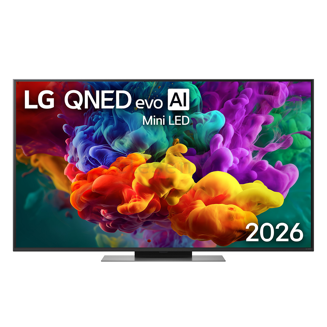 LG QNED87 evo AI, 55'', 4K UHD, QNED Mini LED, juodas - Televizorius