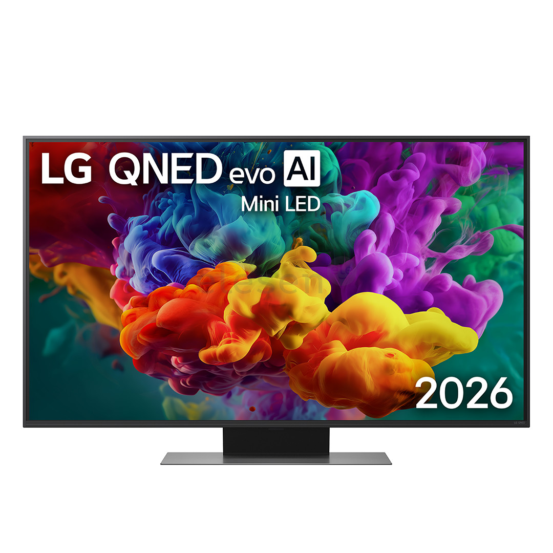 LG QNED87 evo AI, 50'', 4K UHD, QNED Mini LED, juodas - Televizorius