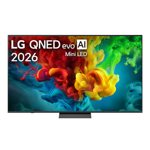 LG evo AI QNED83, 75'', 4K UHD, QNED Mini LED, черный - Телевизор