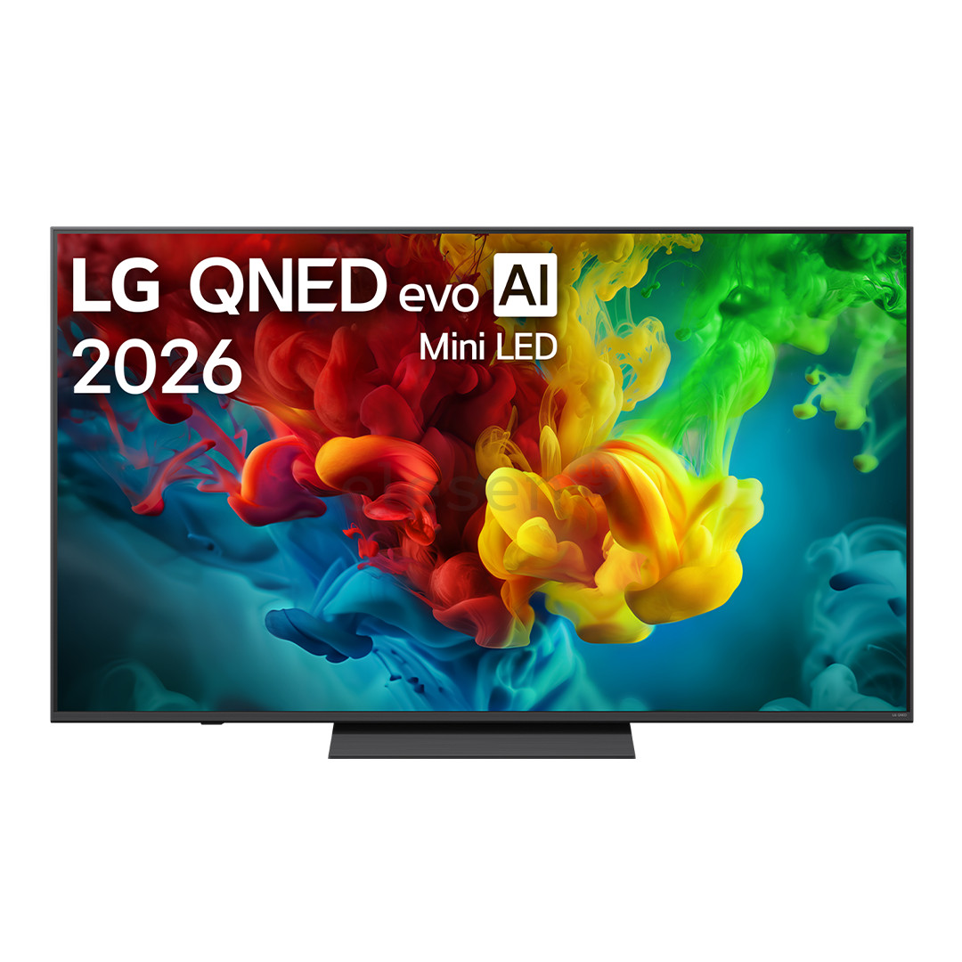LG evo AI QNED83, 65'', 4K UHD, QNED Mini LED, черный - Телевизор