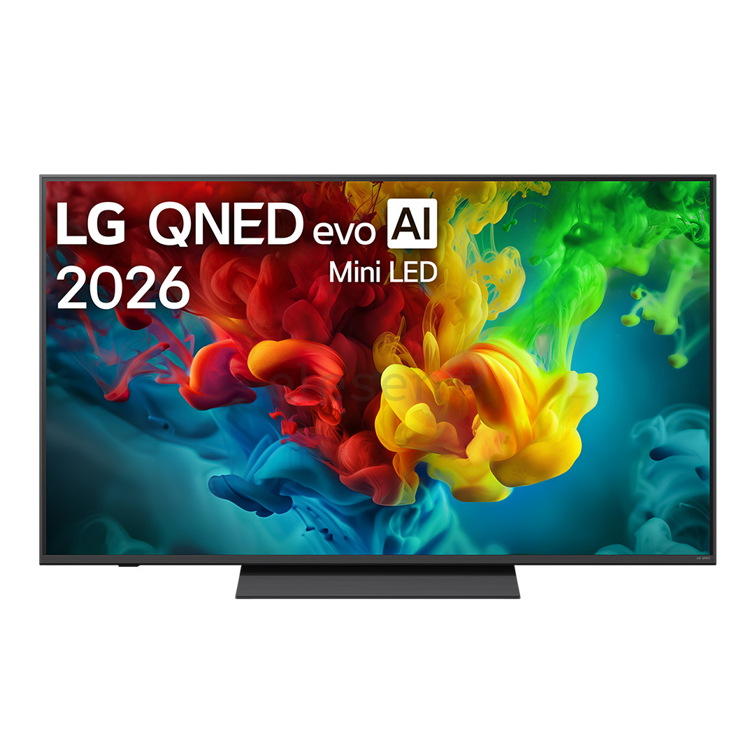 LG evo AI QNED83, 55'', 4K UHD, QNED Mini LED, черный - Телевизор