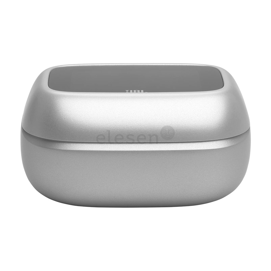 JBL Live Flex 4, sidabro spalvos - Belaidės ausinės