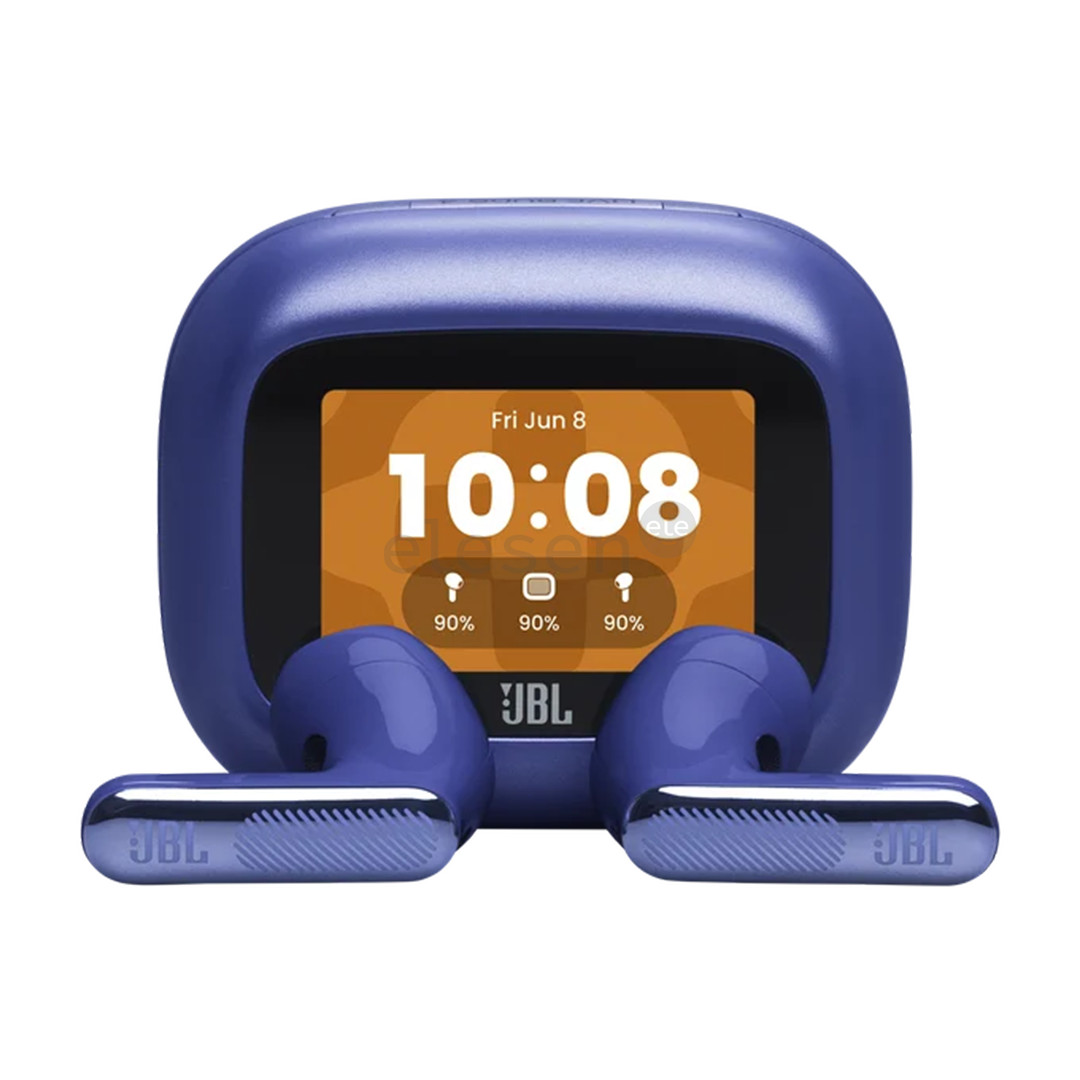 JBL Live Flex 4, mėlynos - Belaidės ausinės