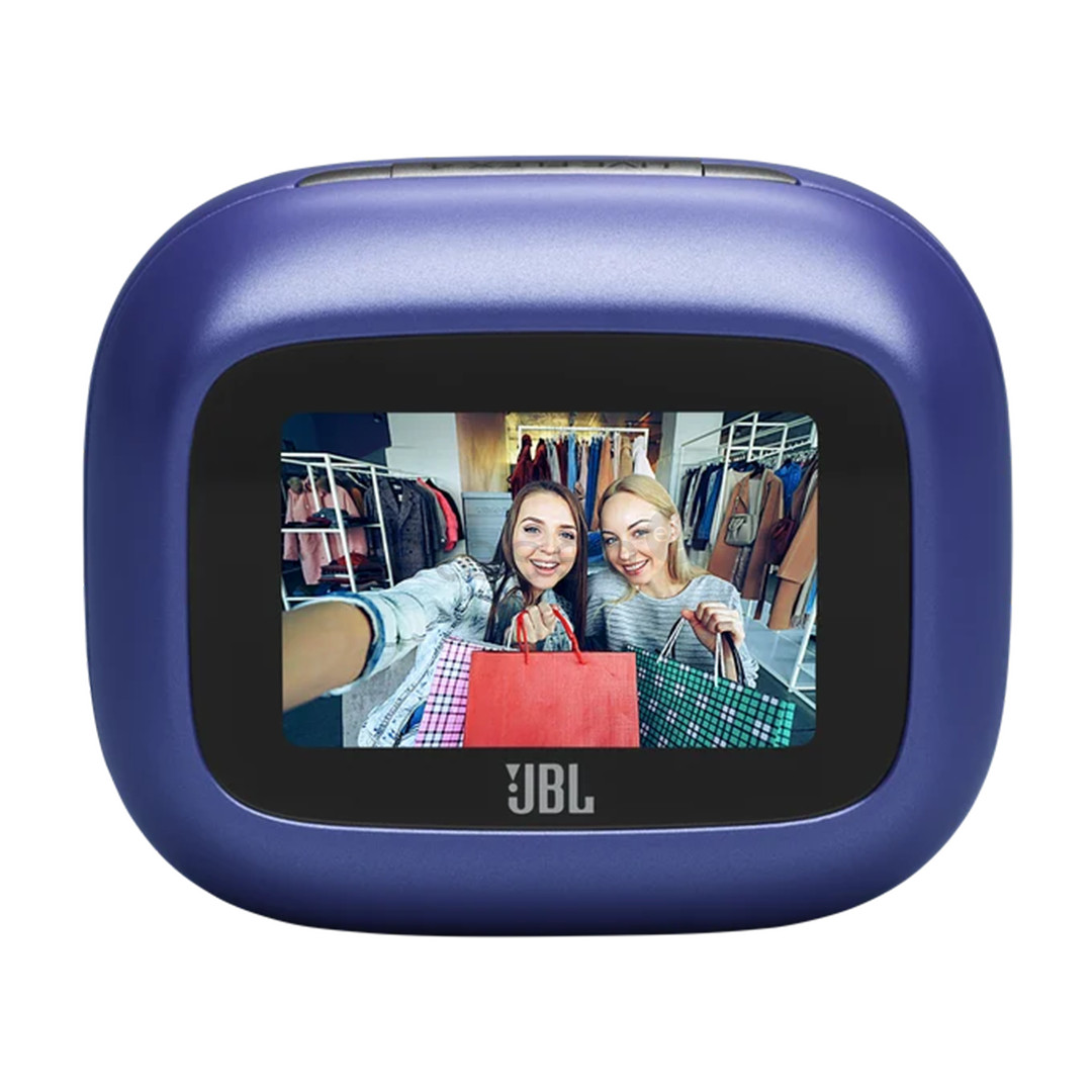 JBL Live Flex 4, mėlynos - Belaidės ausinės