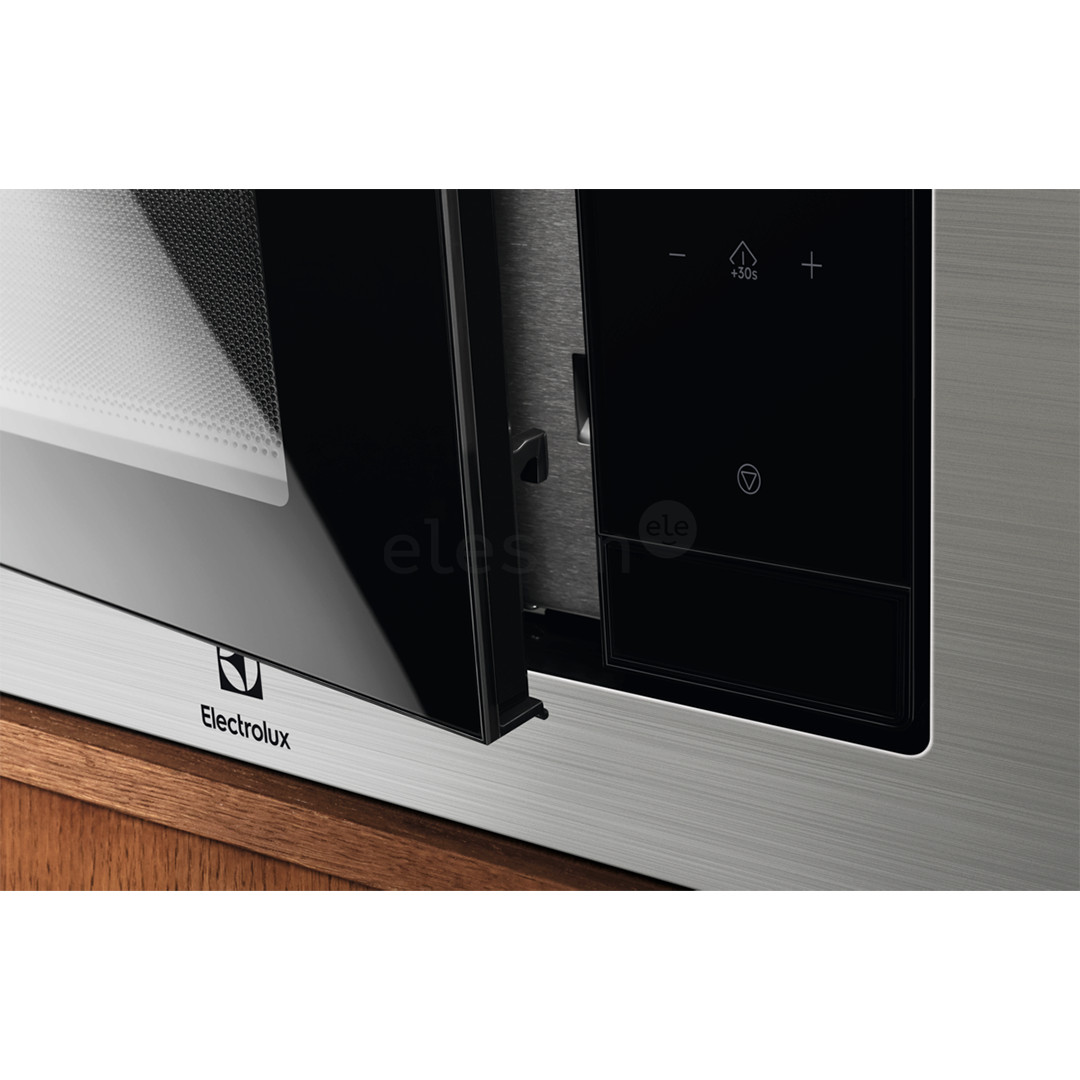 Electrolux 500, 23 L, nerūdijančio plieno - Įmontuojama mikrobangų krosnelė su griliu